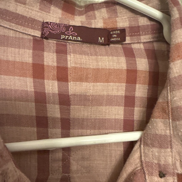 Prana organic cotton and polyester flannel button down - Picture 2 of 9
